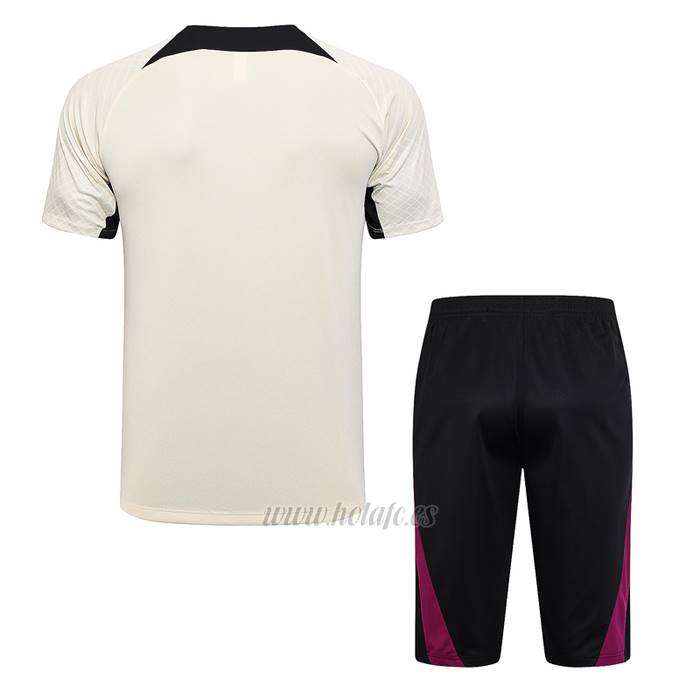 Chandal del Paris Saint-Germain Manga Corta 2023-2024 Albaricoque - Pantalon Corto